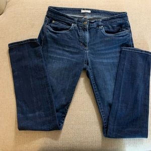 Eileen Fisher Womens Skinny Jeans Classic Dark Navy